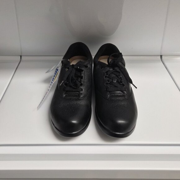 Supremes by Softspots Black Leather Shoes 10.5N Classic - Picture 5 of 9